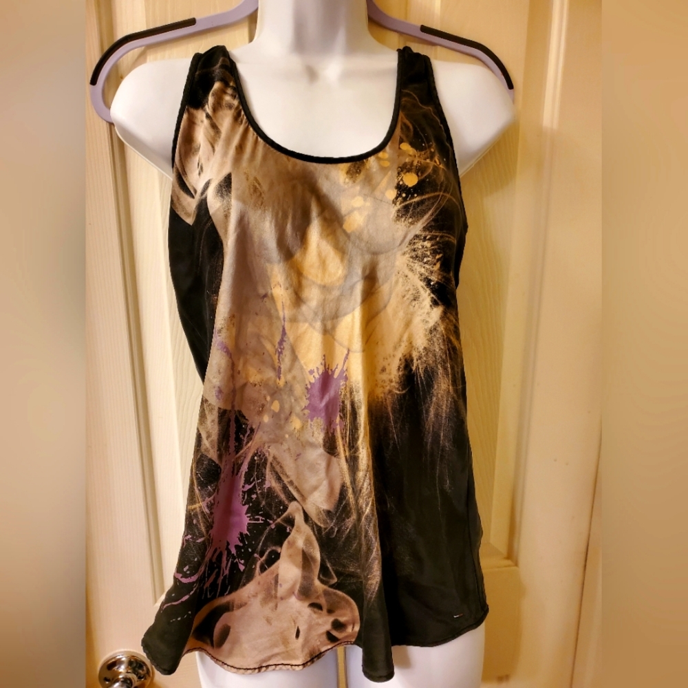 SMALL Hilfiger flowy foil tank
